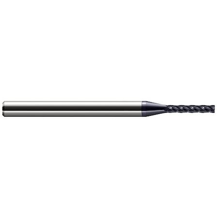 Harvey Tool 1/16 Cutter dia. x 0.0200 in. Radius x 3/8 in. Carbide Corner Radius End Mill, 4 Flutes 733762-C3